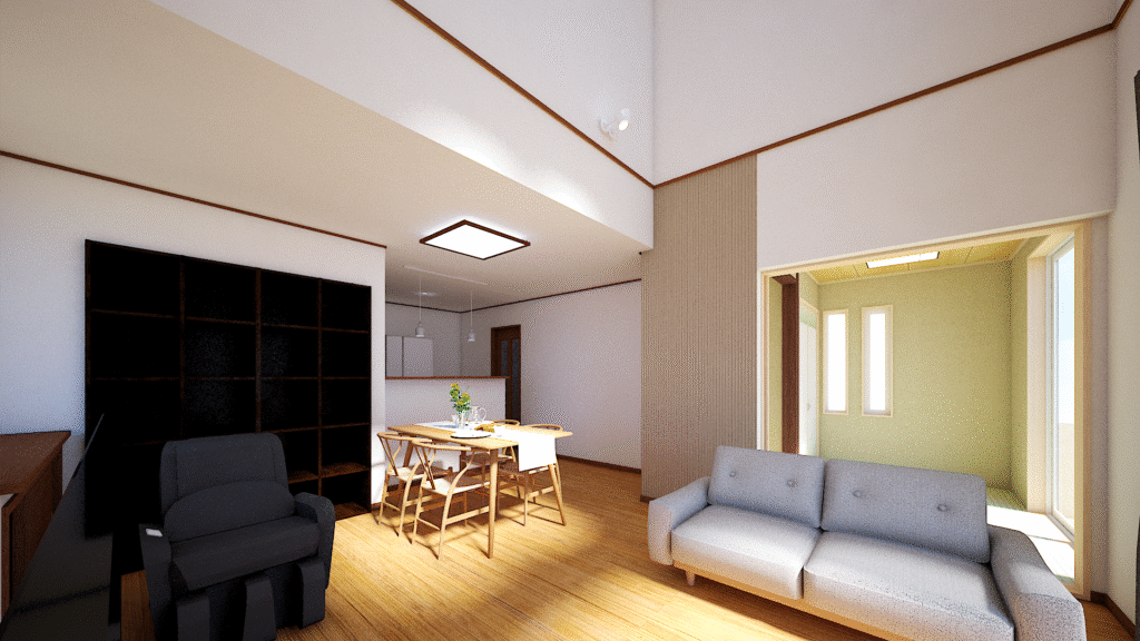 一条工務店セゾンF3Dパース図①