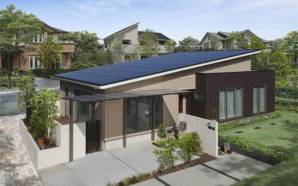 一条工務店の家 太陽光パネル