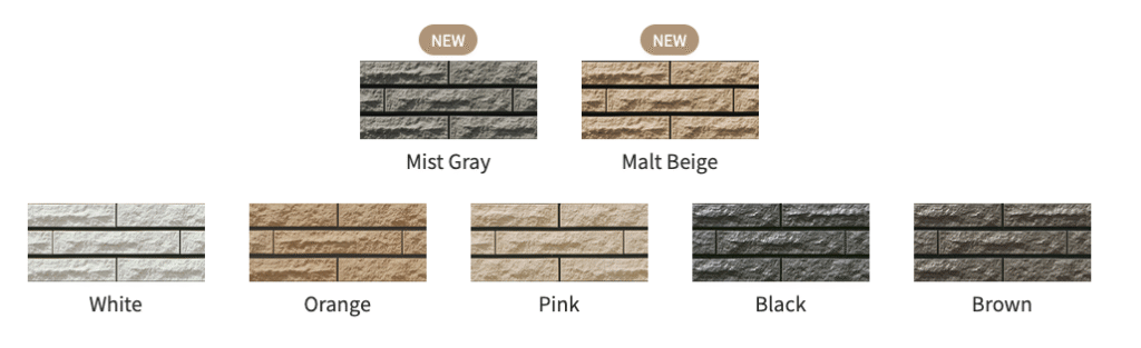 ハイドロテクトタイルのカラー展開