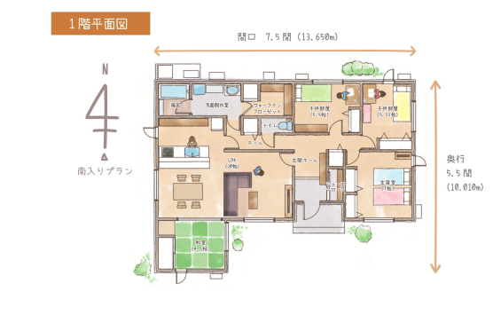 ハグミー間取り平面図