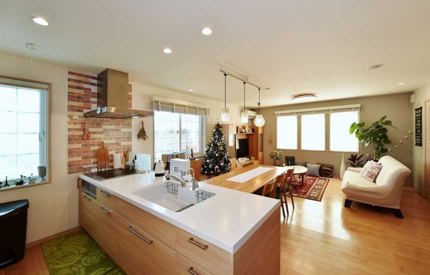 一条工務店アイキューブの内観