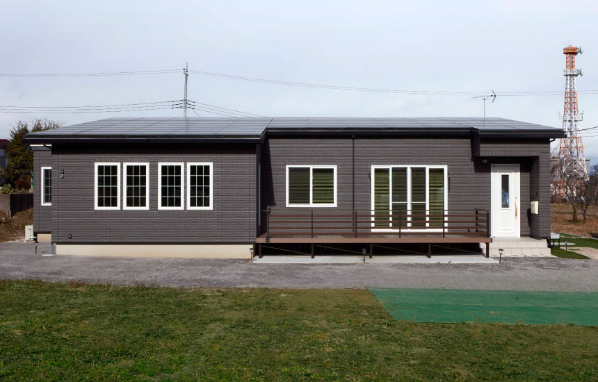 一条工務店アイキューブの外観