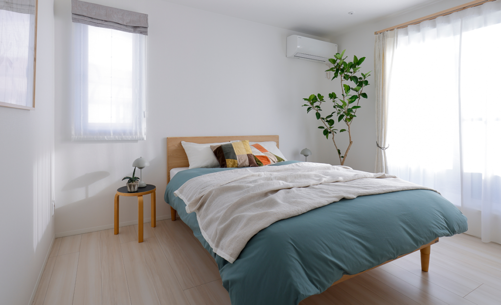 一条工務店アイキューブのベッドルーム