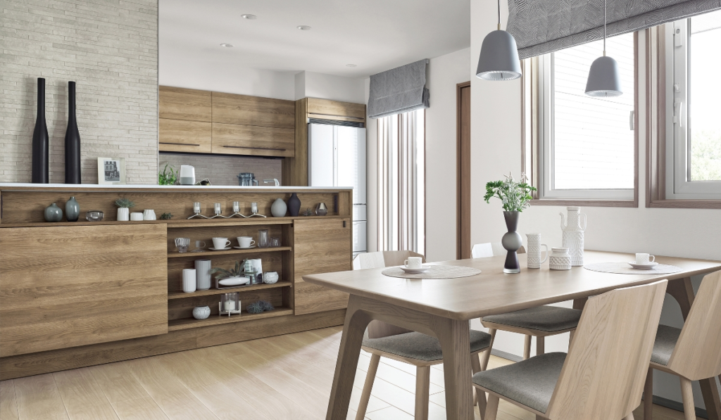 一条工務店のグレイスキッチン