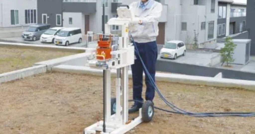 一条工務店の地盤調査