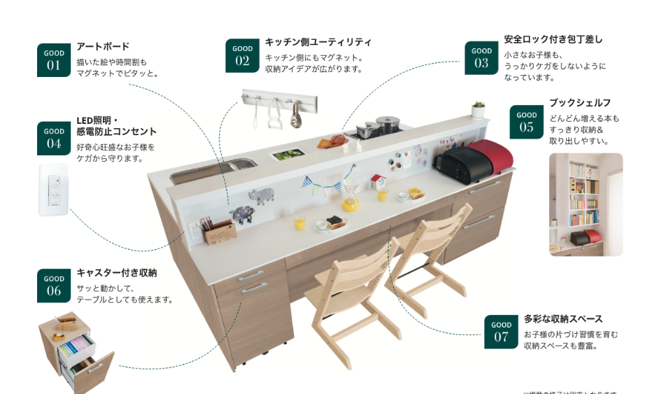 キッズカウンターキッチン