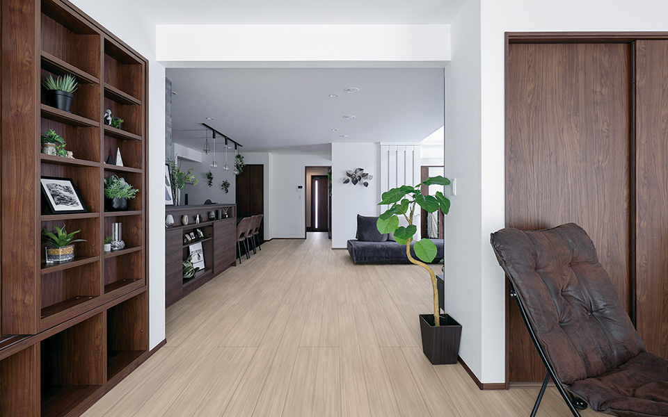 一条工務店グランスマートのリビング