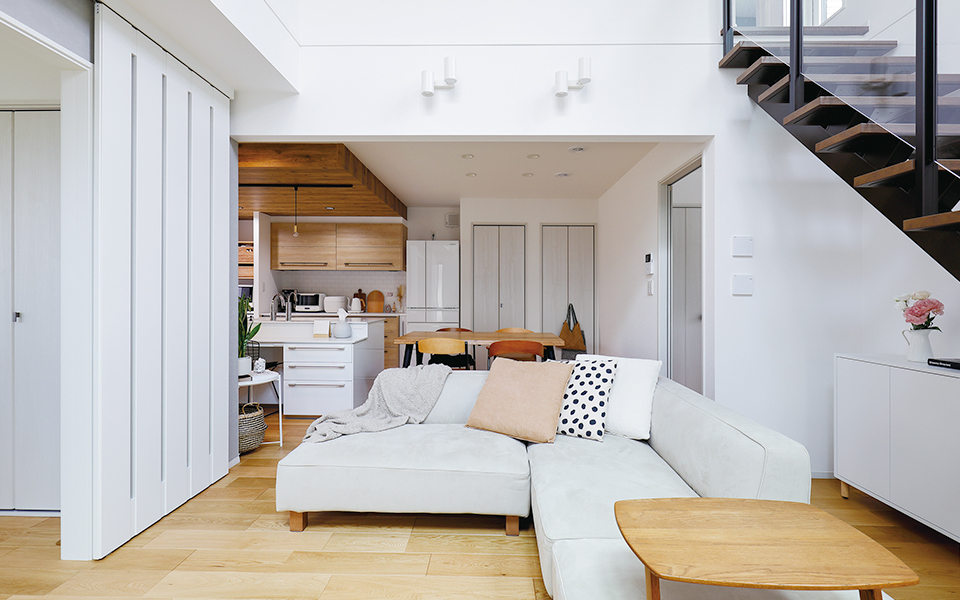 一条工務店グランスマートのリビング